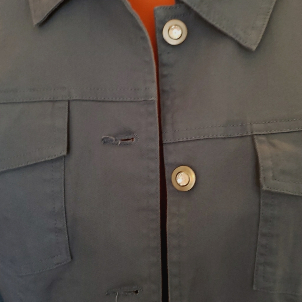 Denim stretch jacket - Picture 2 of 5